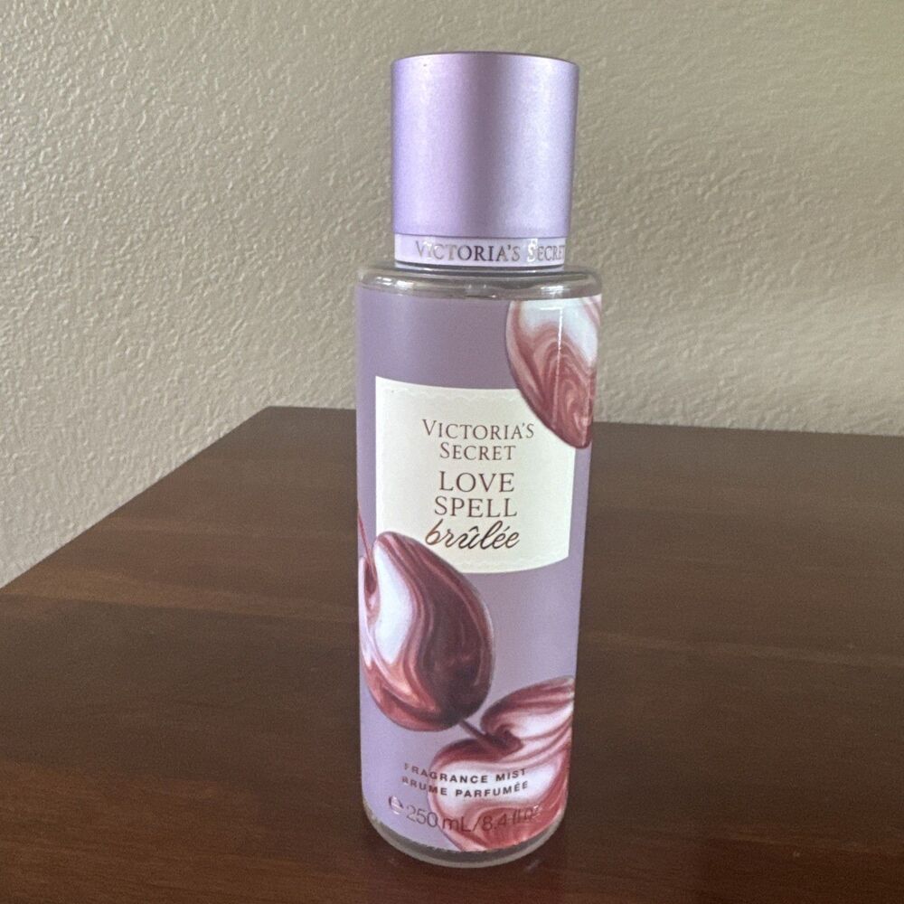 New Victoria's Secret Love Spell Brulee Fragrance Mist Body Spray Splash 8.4 Oz